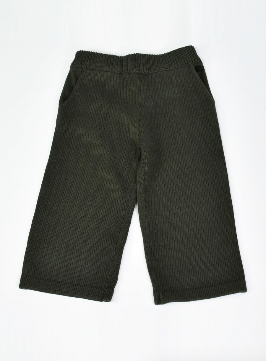 Kids Strider Knitted Pant, Olive