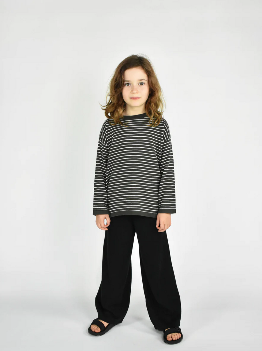 Kids Play Knitted Pant, Black