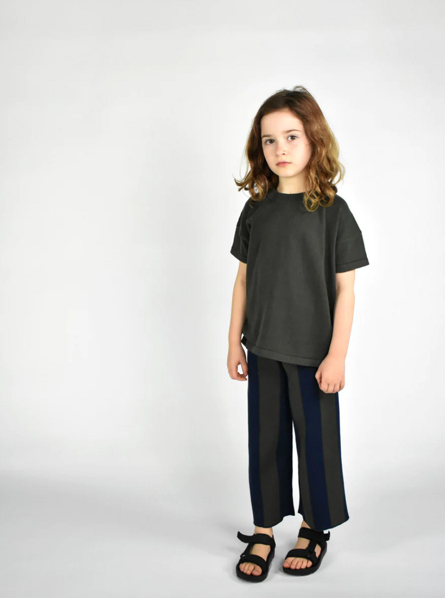 Kids Play Knitted Pant, Navy/Olive